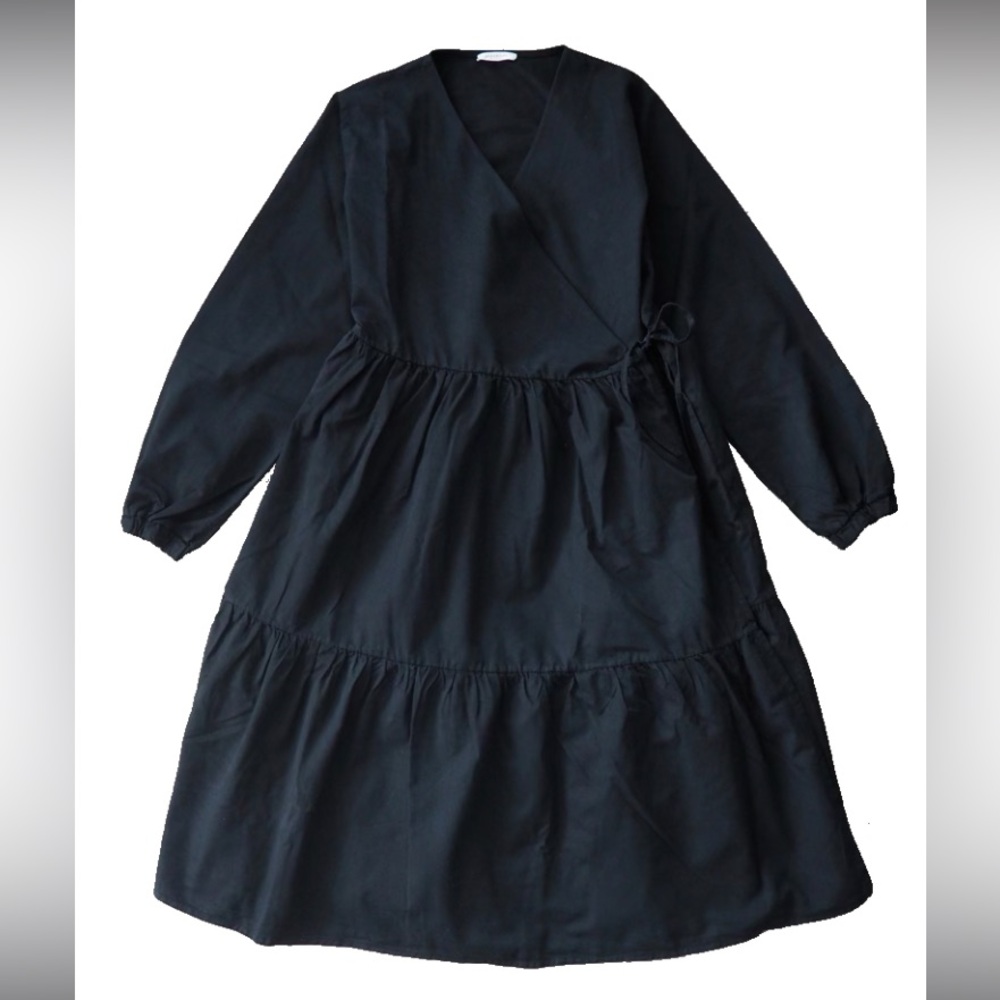 Tiered Wrap Dress